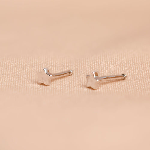 Tiny Moon & Star Studs