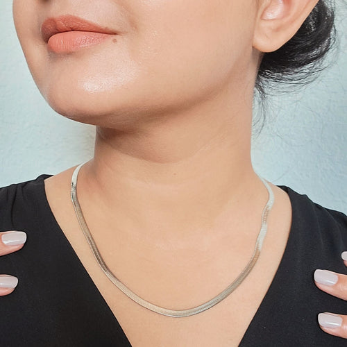 Herringbone Chain Necklace