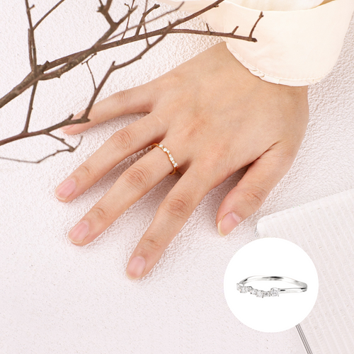 Shimmer Diamond Ring