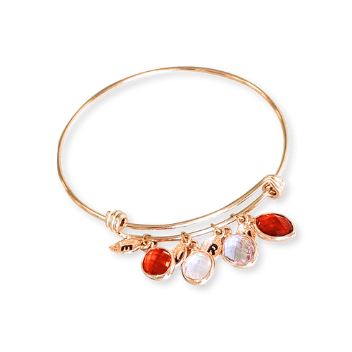 Birthstone Family Charm Bracelet