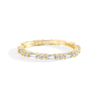 White Sapphire Stacking Ring