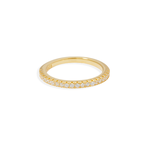 Micro Pavé Eternity Stacking Ring