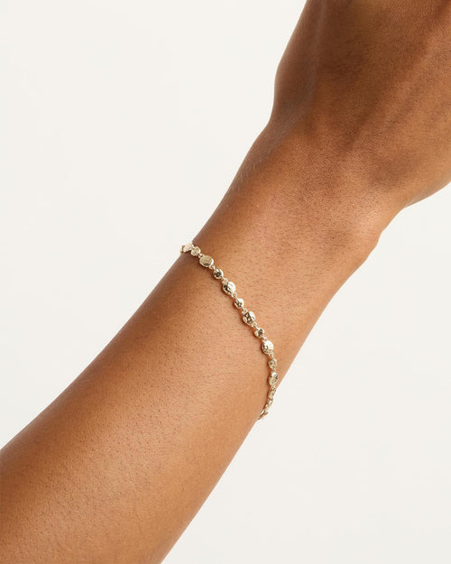 White Gold Vermeil Path to Harmony Bracelet