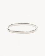 White Gold Vermeil Lover Bangle