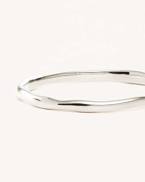 White Gold Vermeil Lover Bangle