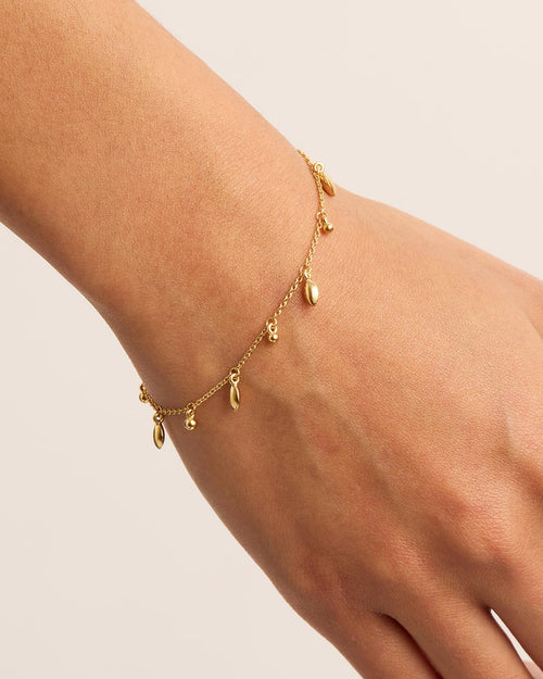 Yellow Gold Vermeil Live in Grace Bracelet