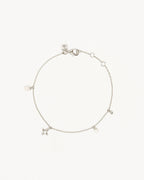 White Gold Vermeil Live in Peace Bracelet