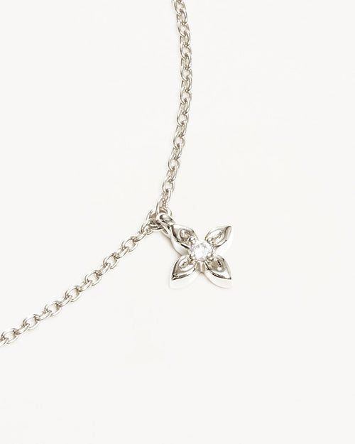 White Gold Vermeil Live in Peace Bracelet