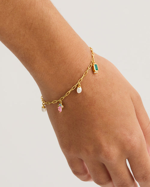 Yellow Gold Vermeil Connect to the Universe Bracelet