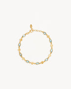 Yellow Gold Vermeil Protection of Eye Bracelet