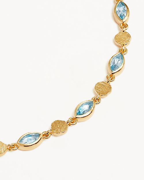 Yellow Gold Vermeil Protection of Eye Bracelet