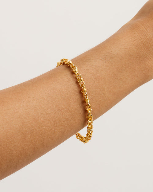 Yellow Gold Vermeil Entwined Bracelet