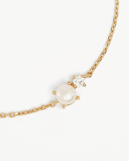 Yellow Gold Vermeil Serenely Yours Pearl Bracelet