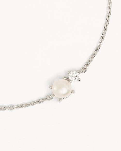 White Gold Vermeil Serenely Yours Pearl Bracelet