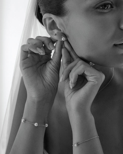 White Gold Vermeil Serenely Yours Pearl Bracelet