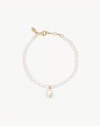 Yellow Gold Vermeil Forever Moments Pearl Bracelet