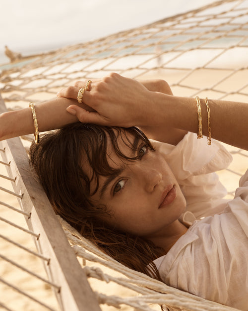 Yellow Gold Vermeil Shine Bright Bangle