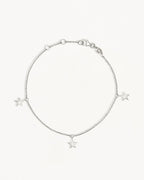 White Gold Vermeil Star Bright Bracelet