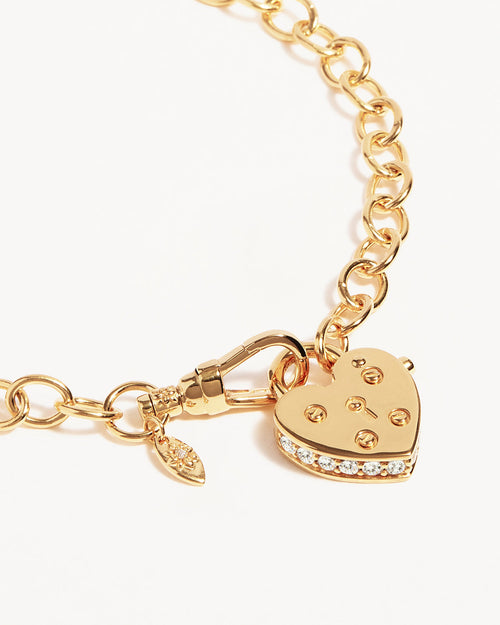 Yellow Gold Vermeil Love Unlocked Padlock Bracelet