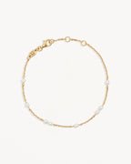 Yellow Gold Vermeil Serene Dreams Pearl Bracelet