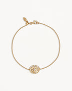 Yellow Gold Vermeil Love You to the Moon and Back Bracelet