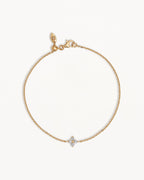 Yellow Gold Vermeil Crystal Bloom Bracelet