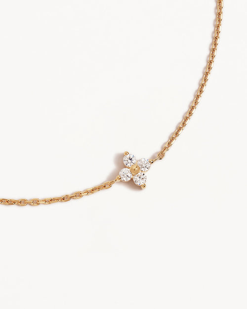 Yellow Gold Vermeil Crystal Bloom Bracelet