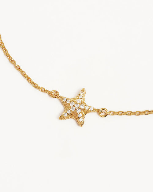 Yellow Gold Vermeil By the Sea Starfish Bracelet