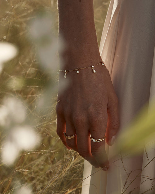 Yellow Gold Vermeil No Rain, No Flowers Bracelet