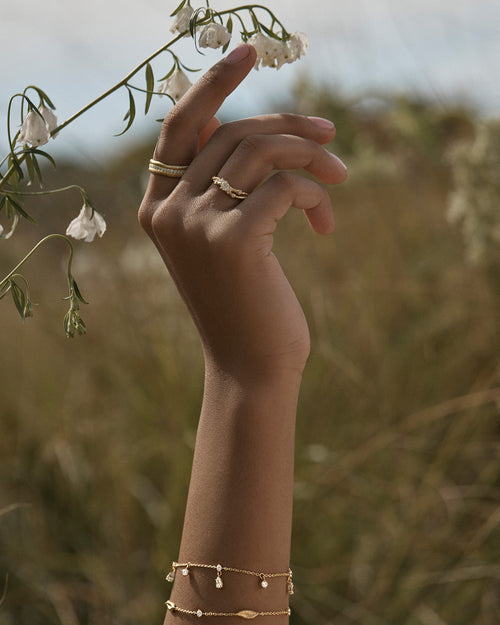 Yellow Gold Vermeil No Rain, No Flowers Bracelet