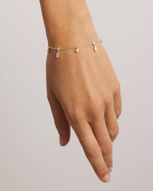 White Gold Vermeil No Rain, No Flowers Bracelet