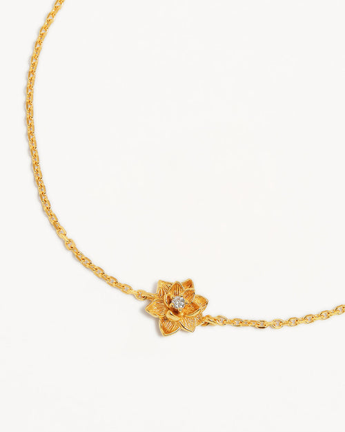 Yellow Gold Vermeil Bloom Within Lotus Bracelet