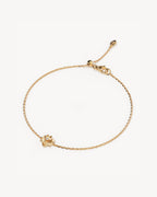 Yellow Gold Vermeil Bloom Within Lotus Bracelet