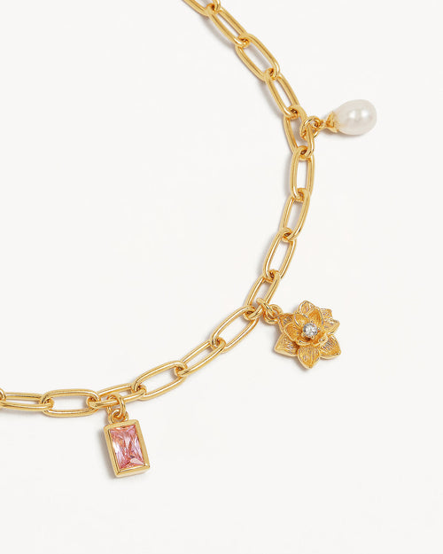 Yellow Gold Vermeil Bloom With Grace Bracelet