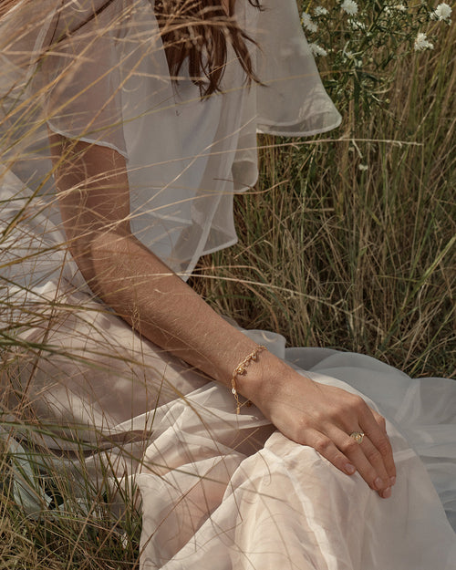 Yellow Gold Vermeil Bloom With Grace Bracelet