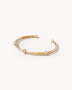 Yellow Gold Vermeil Intertwined Cuff