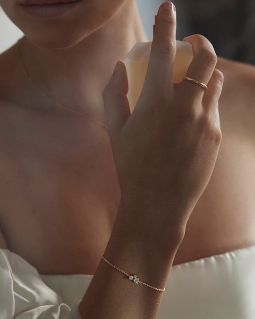 Yellow Gold Vermeil Whispers of Love Bracelet