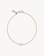 White Gold Vermeil Whispers of Love Bracelet