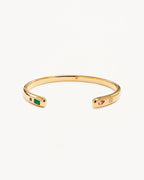 Yellow Gold Vermeil Connect to the Universe Cuff