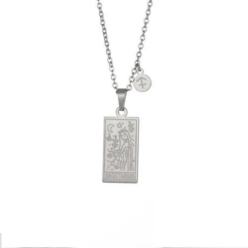 Zodiac Card Necklace