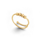 Adjustable Beaded Fidget Ring