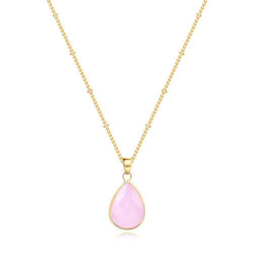 Birthstone Drop Pendant Necklace