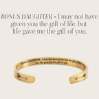 Bonus Daughter Cuff Bracelet