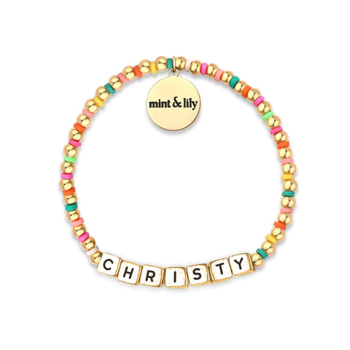 Custom Waterproof Rainbow Beaded Friendship Bracelet