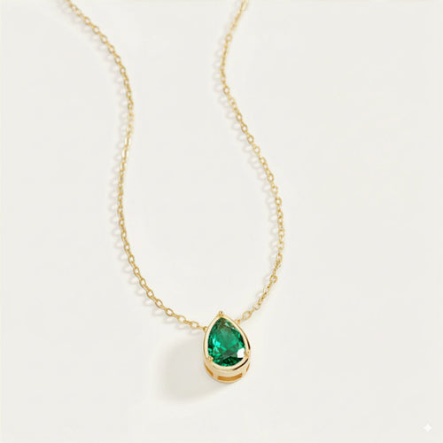 Diamond Teardrop Necklace