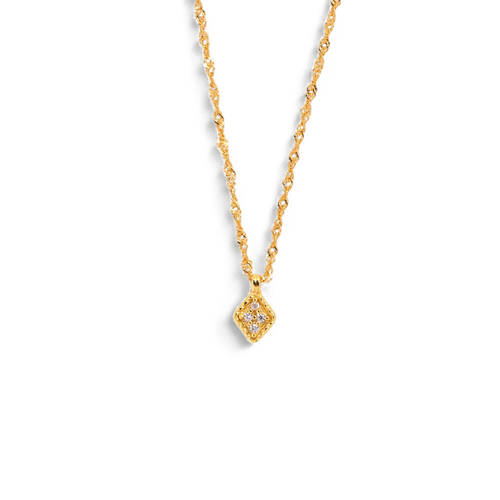 Dainty Birthstone Kite Necklace