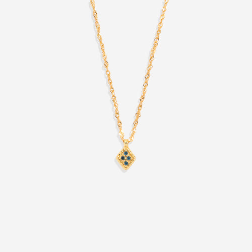 Dainty Birthstone Kite Necklace