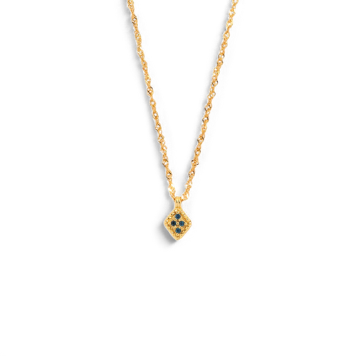 Dainty Birthstone Kite Necklace