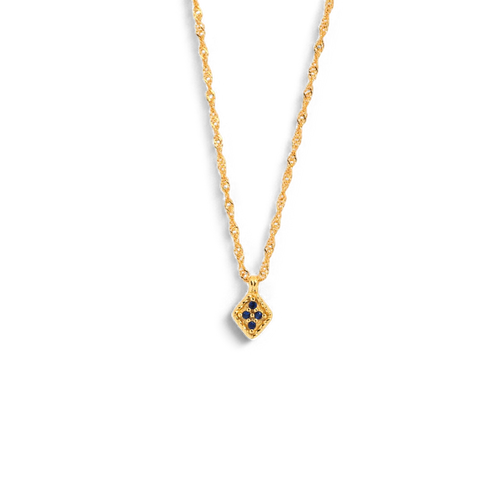 Dainty Birthstone Kite Necklace