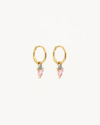 Yellow Gold Vermeil Cherished Connections Hoops